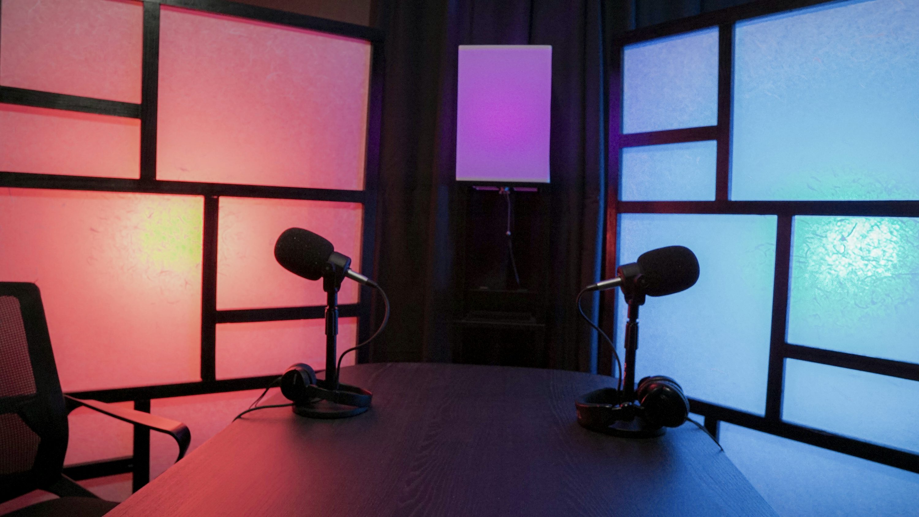 Professional podcast recording